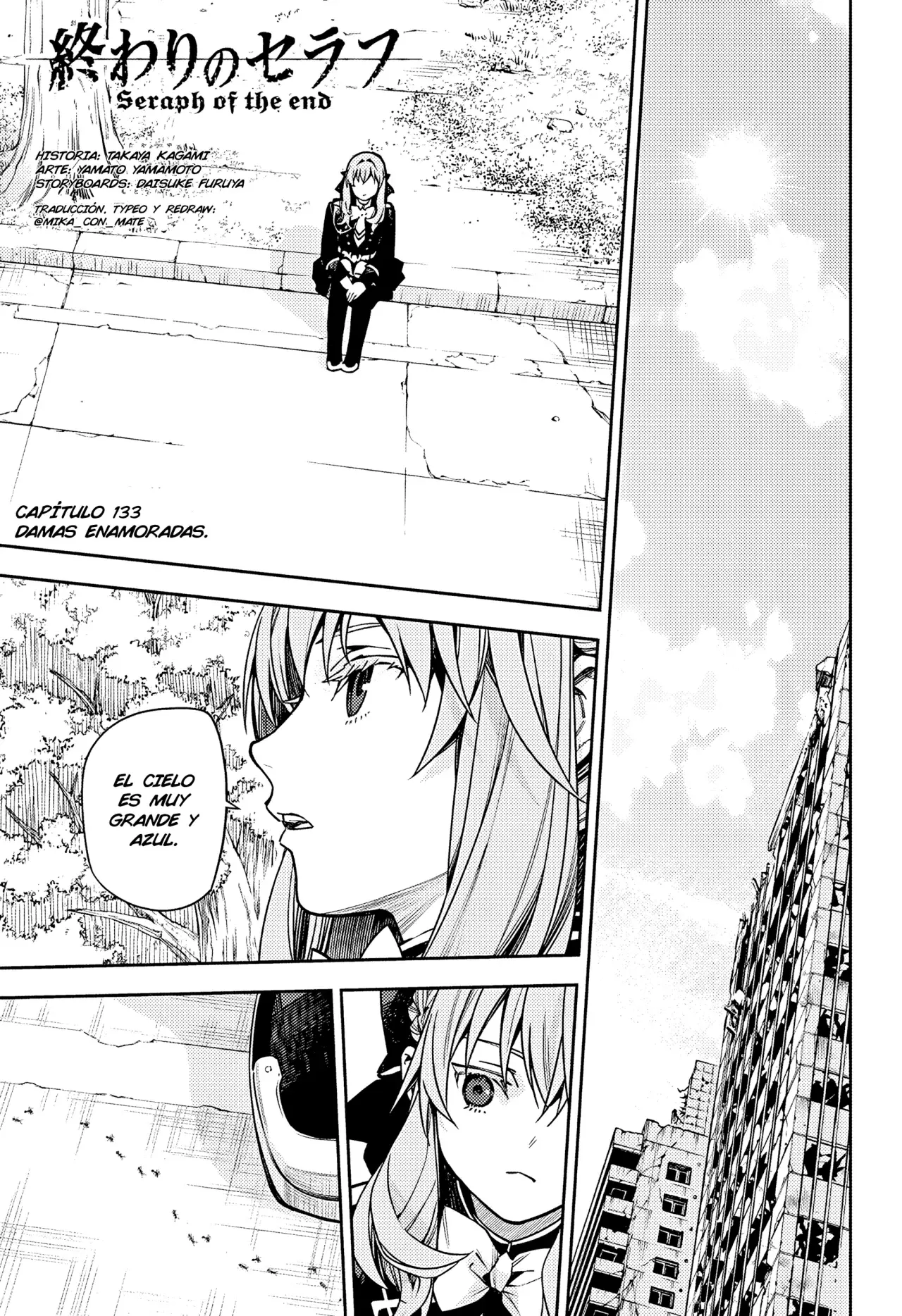 Owari no Seraph capítulo 133 página 3