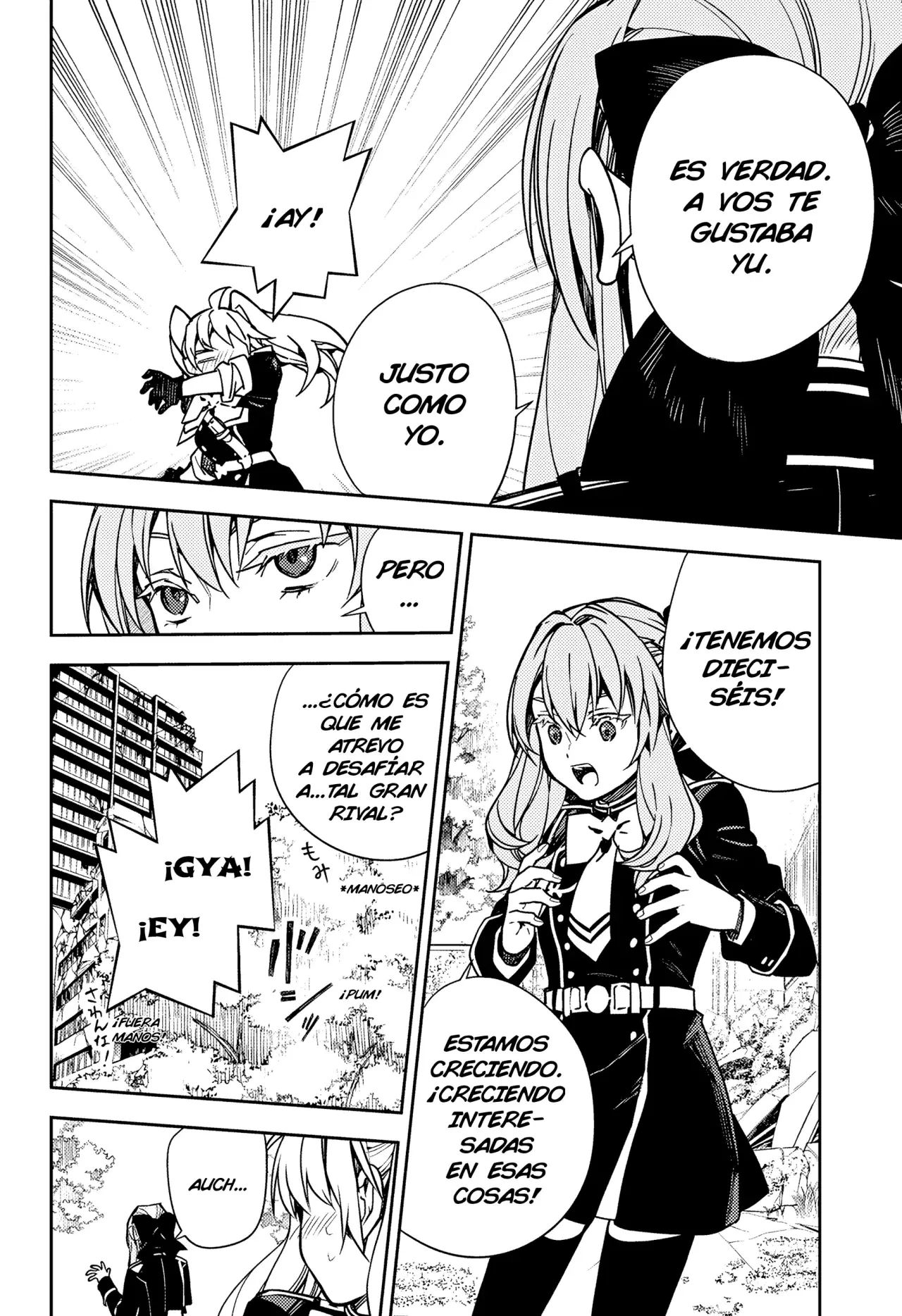 Owari no Seraph capítulo 133 página 8