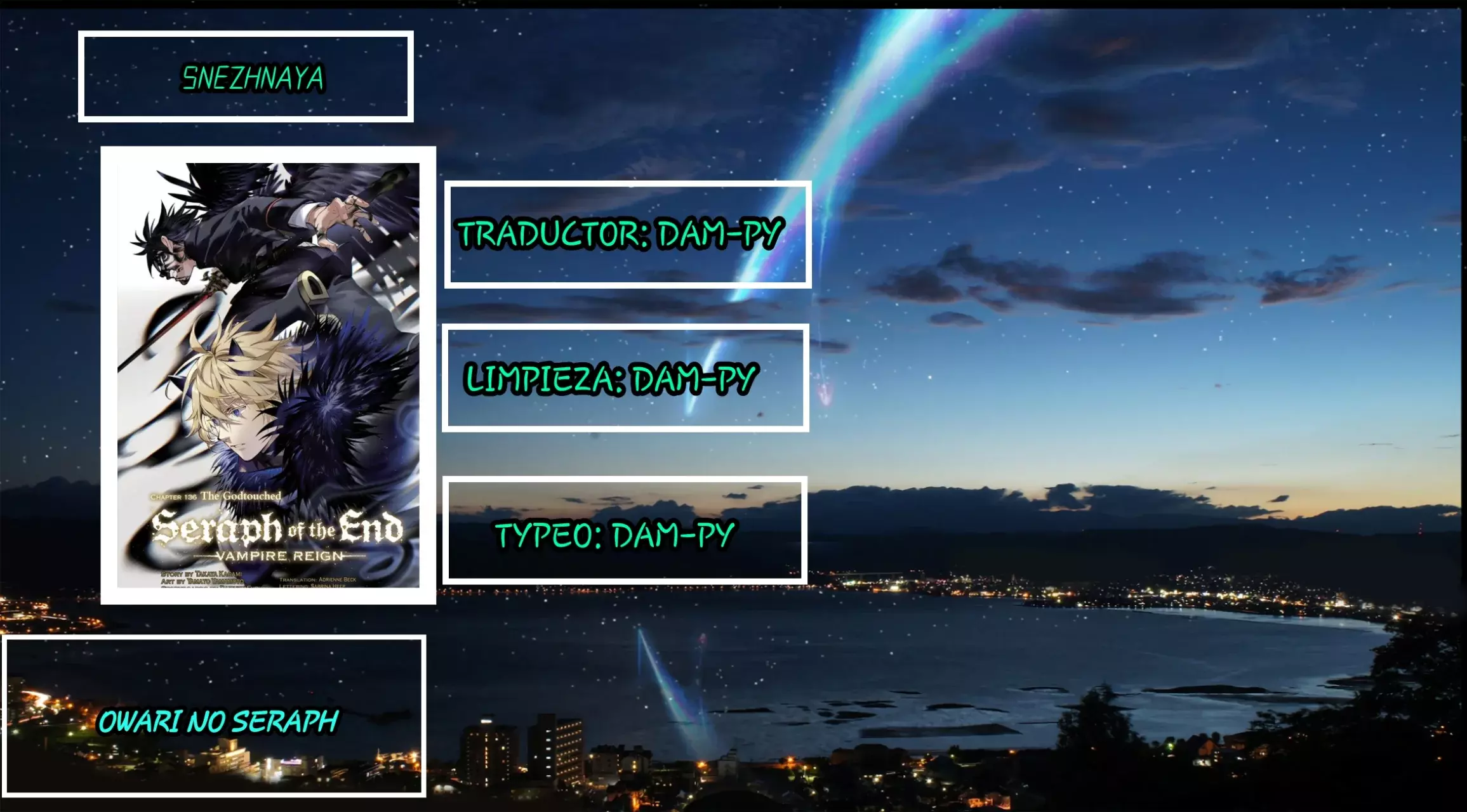 Owari no Seraph capítulo 138 página 1