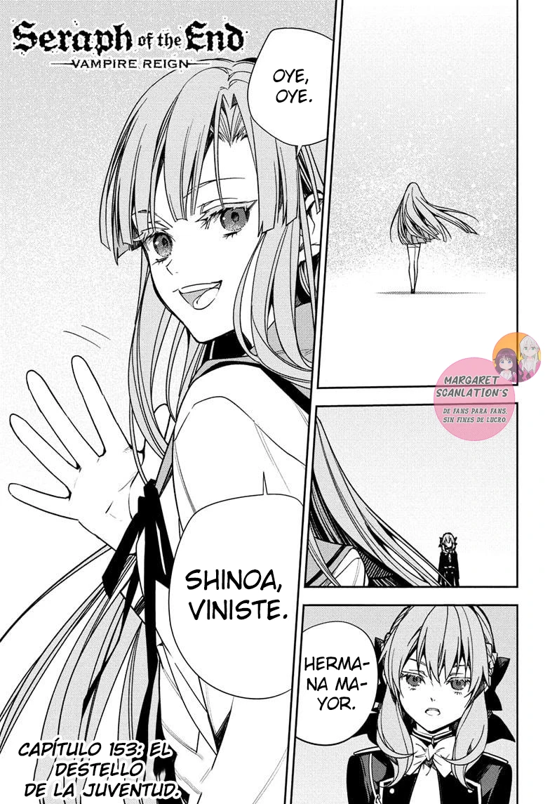 Owari no Seraph capítulo 153 página 1