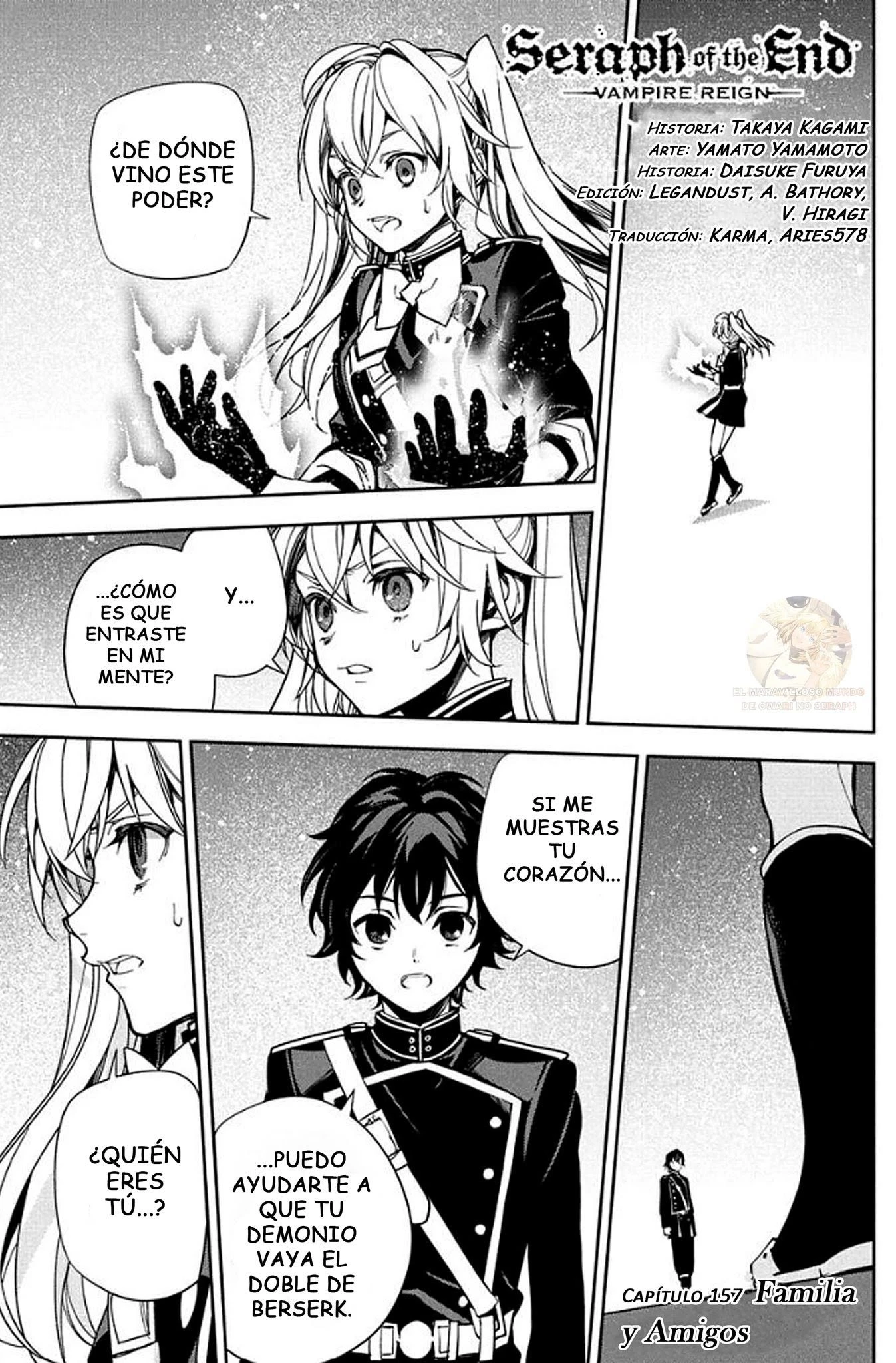 Owari no Seraph capítulo 157 página 2