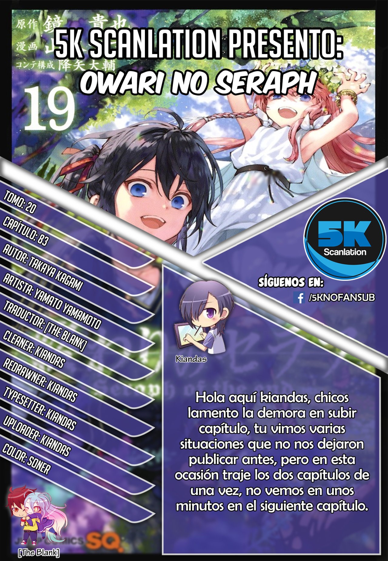 Owari no Seraph capítulo 83 página 37