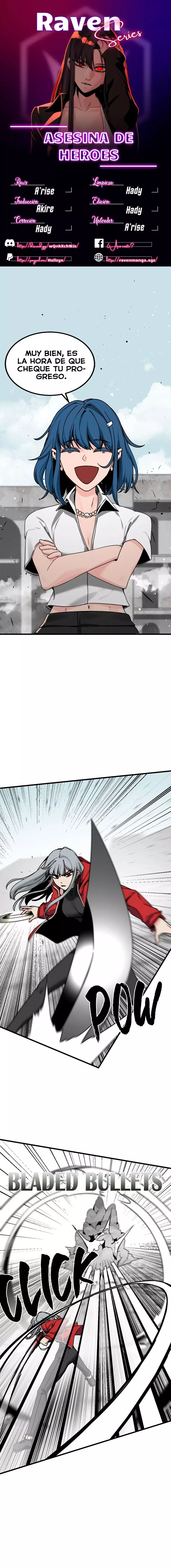 Asesina de heroes capítulo 144 página 1