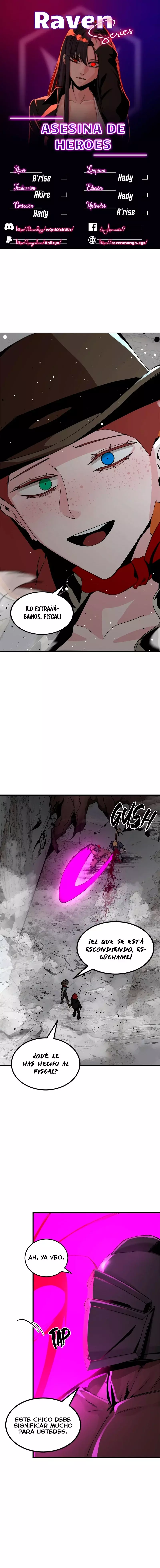 Asesina de heroes capítulo 150 página 1