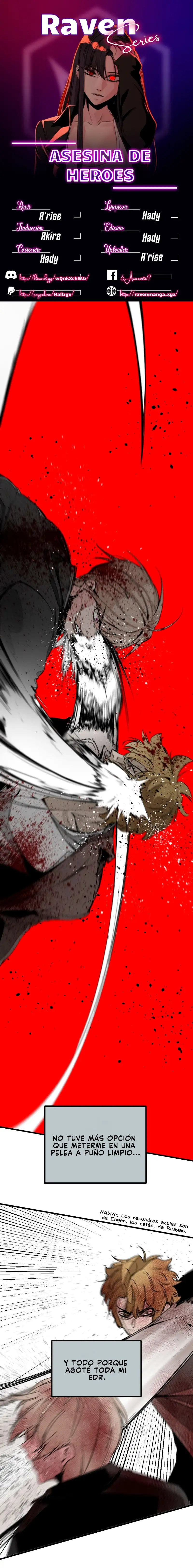 Asesina de heroes capítulo 164 página 1