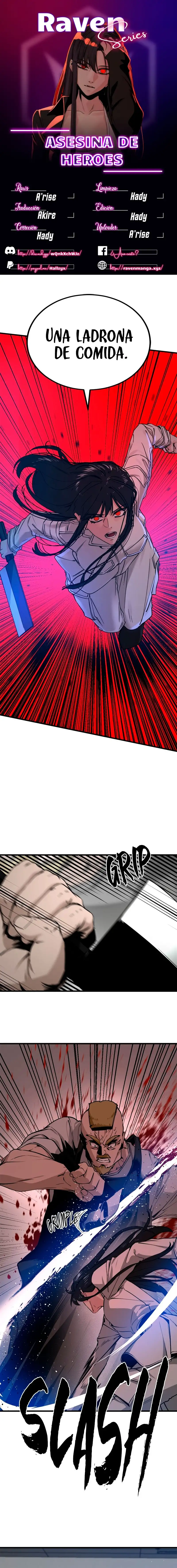Asesina de heroes capítulo 198 página 1