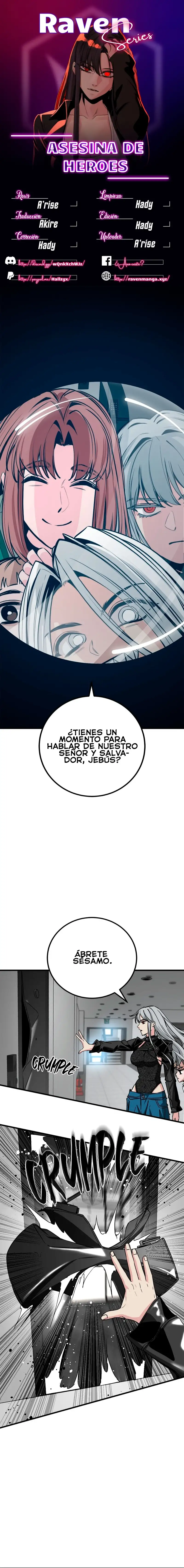 Asesina de heroes capítulo 207 página 1