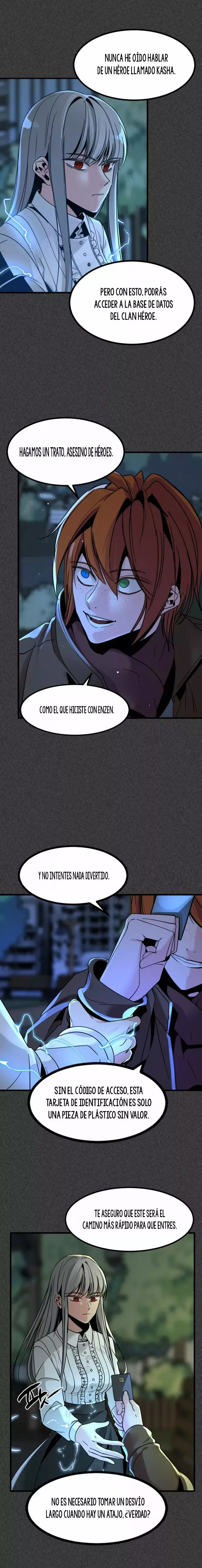 Asesina de heroes capítulo 22 página 6