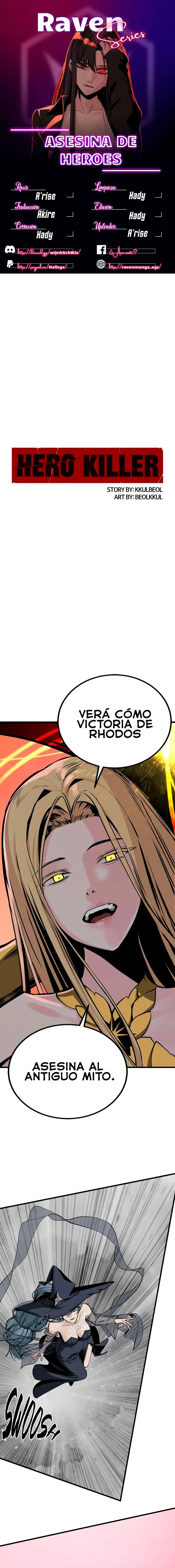Asesina de heroes capítulo 220 página 1