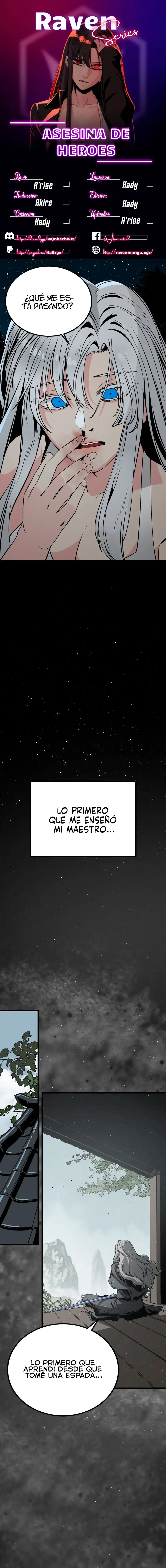 Asesina de heroes capítulo 230 página 1