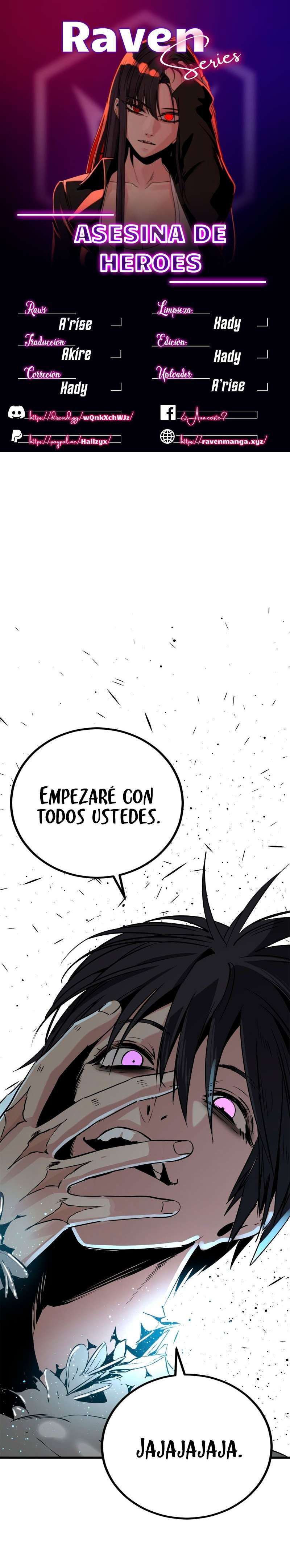 Asesina de heroes capítulo 233 página 1