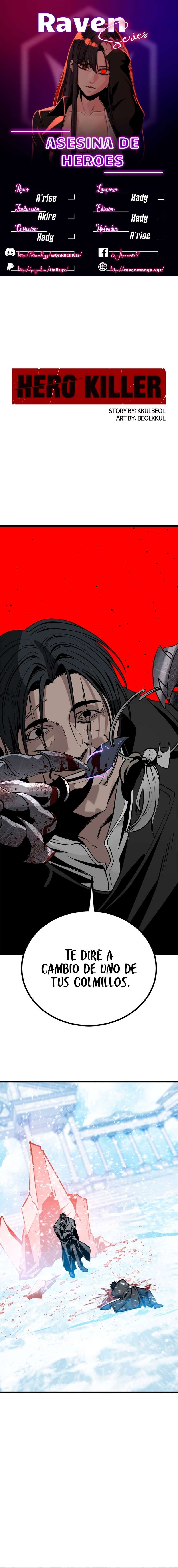 Asesina de heroes capítulo 245 página 1
