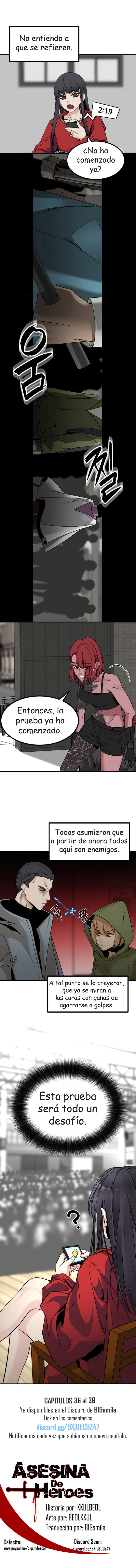 Asesina de heroes capítulo 35 página 12