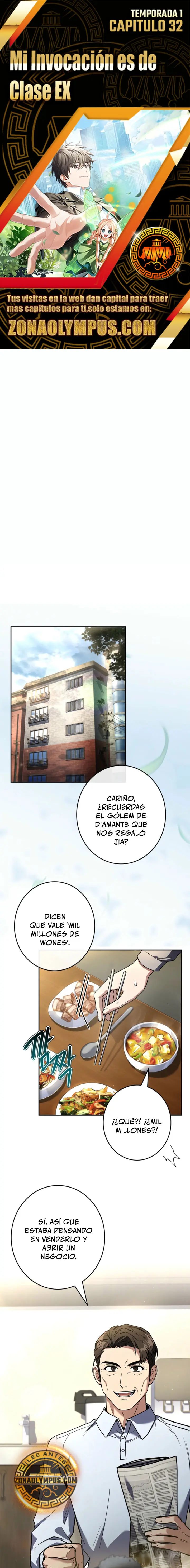 Mi Invocación es de Clase EX capítulo 32 página 1
