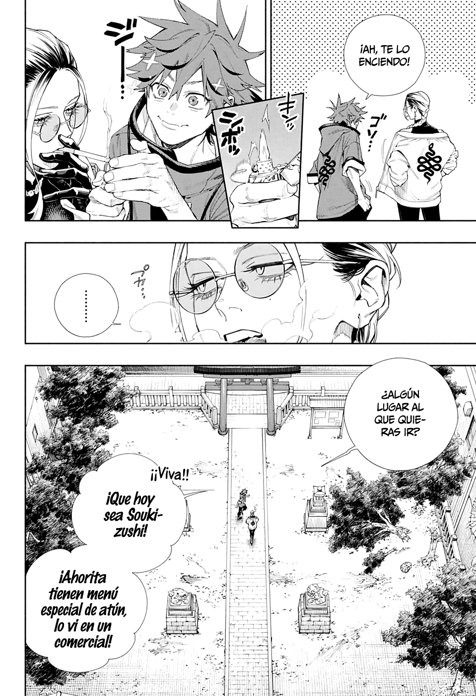 Gokurakugai capítulo 3.2 página 36