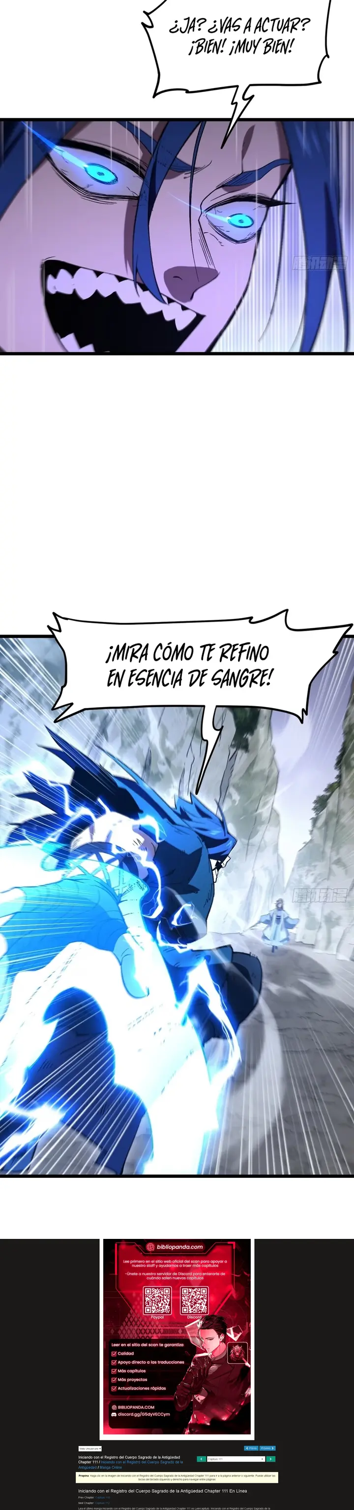 Iniciando con el Registro del Cuerpo Sagrado de la Antigüedad capítulo 111 página 16