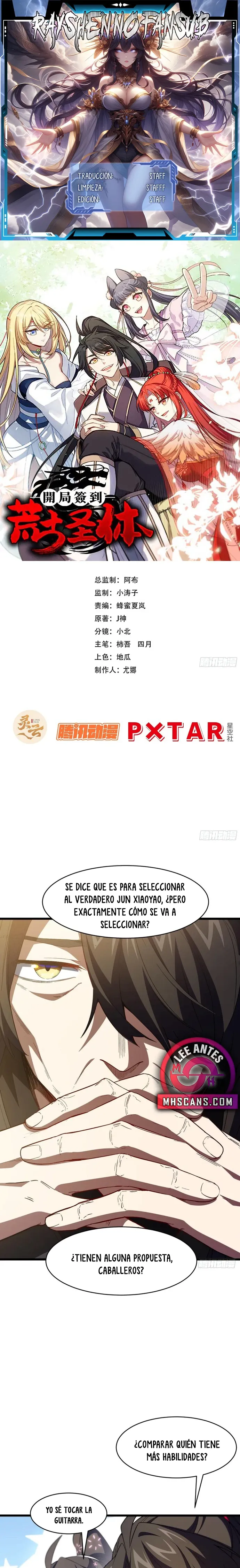 Iniciando con el Registro del Cuerpo Sagrado de la Antigüedad capítulo 138 página 1