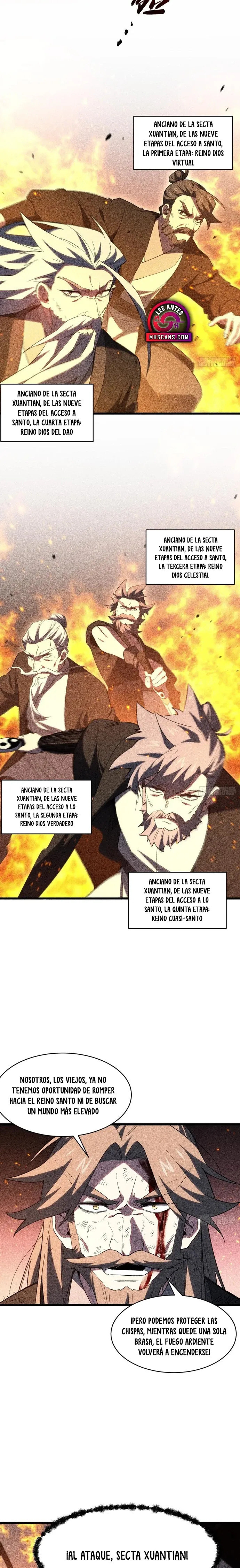 Iniciando con el Registro del Cuerpo Sagrado de la Antigüedad capítulo 152 página 6