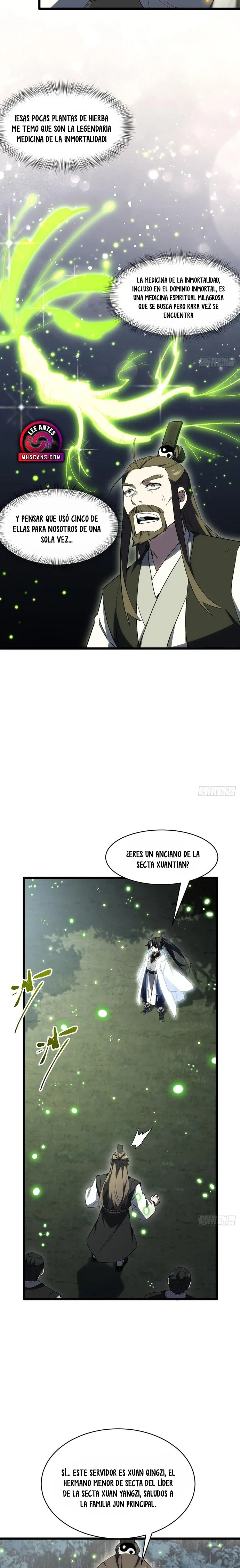 Iniciando con el Registro del Cuerpo Sagrado de la Antigüedad capítulo 154 página 6
