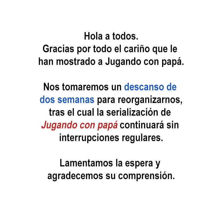 jugando con papá capítulo 17.1 página 1