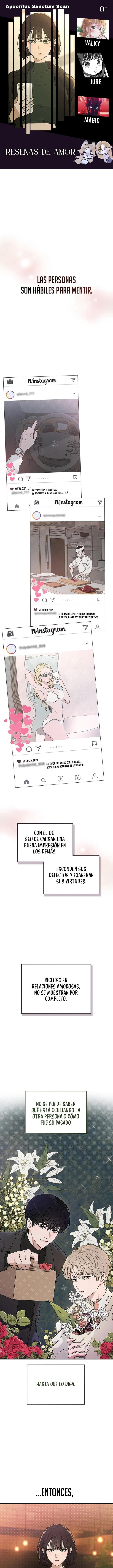 Reseña del amor capítulo 1 página 2
