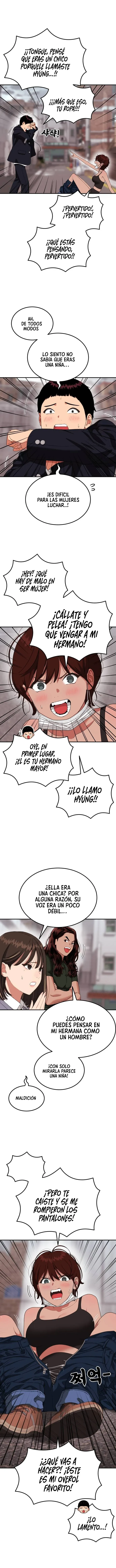 Tutorial de primer grado de como luchar. capítulo 46 página 3