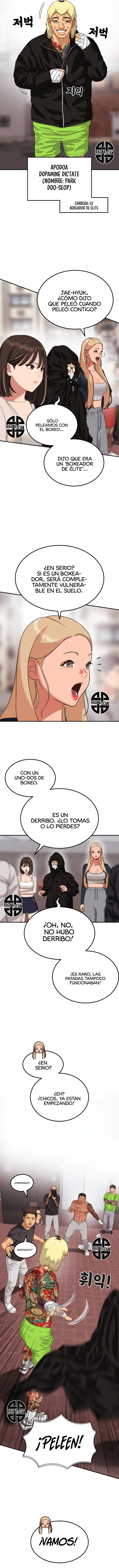 Tutorial de primer grado de como luchar. capítulo 55 página 7