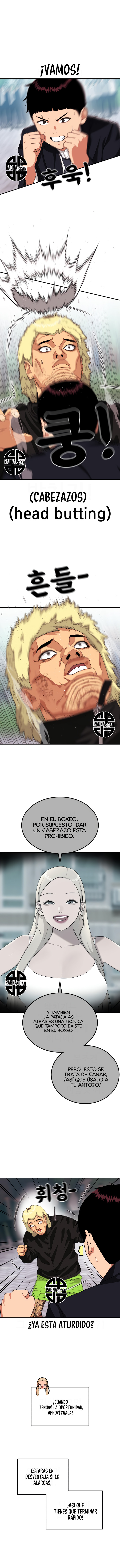 Tutorial de primer grado de como luchar. capítulo 57 página 9