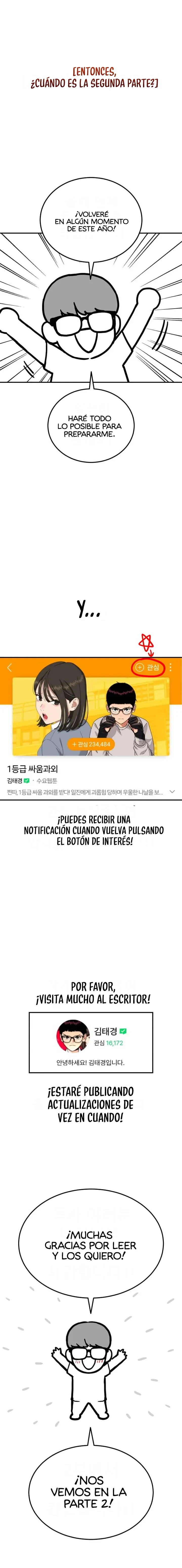 Tutorial de primer grado de como luchar. capítulo 59.5 página 5