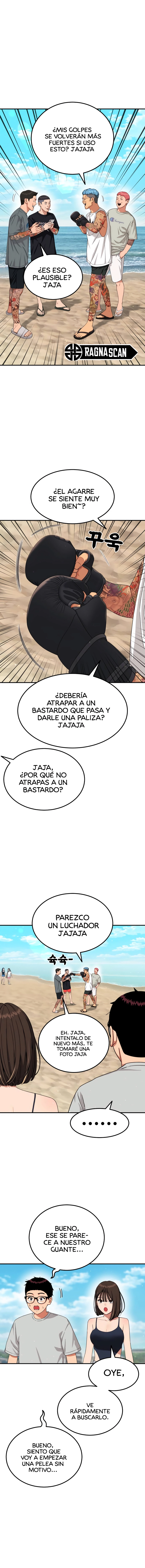 Tutorial de primer grado de como luchar. capítulo 62 página 10