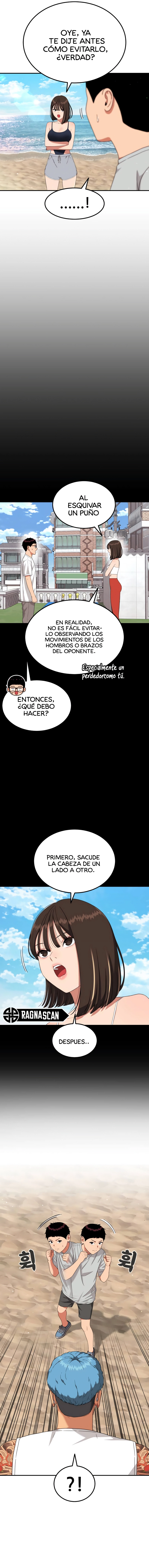 Tutorial de primer grado de como luchar. capítulo 62 página 16