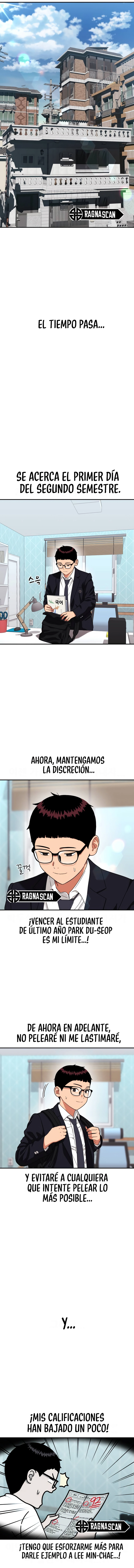 Tutorial de primer grado de como luchar. capítulo 66 página 17