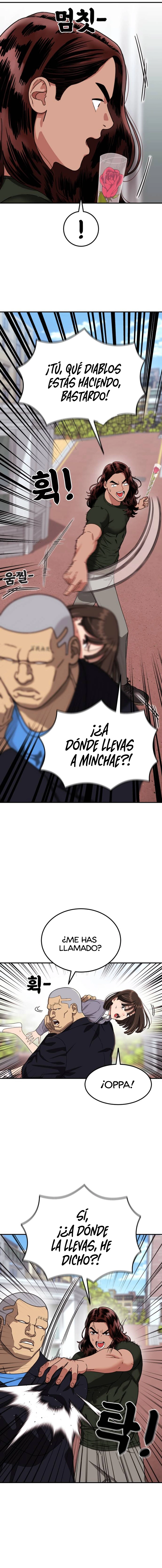 Tutorial de primer grado de como luchar. capítulo 68 página 10
