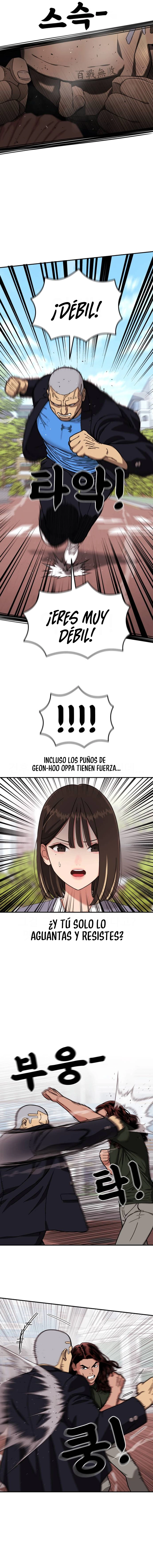 Tutorial de primer grado de como luchar. capítulo 68 página 14