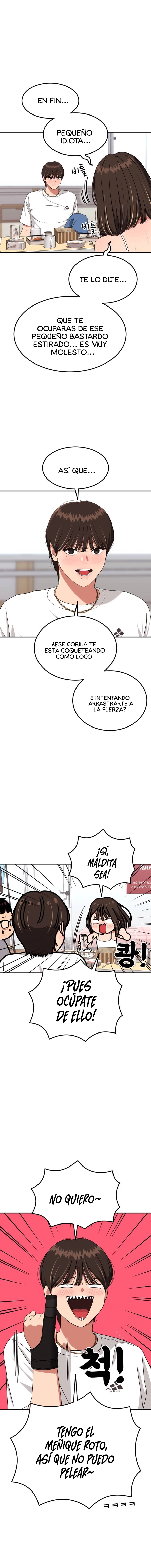 Tutorial de primer grado de como luchar. capítulo 72 página 17