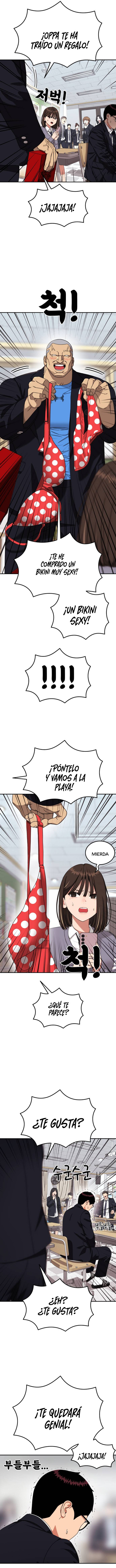 Tutorial de primer grado de como luchar. capítulo 74 página 14