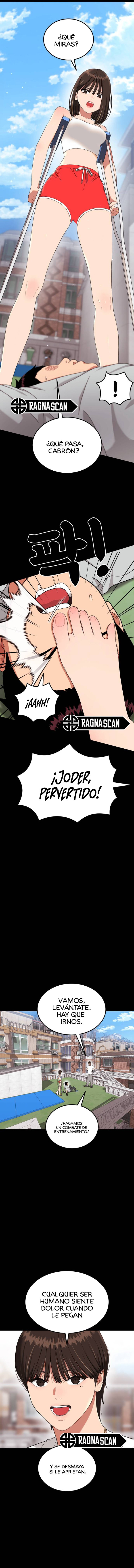 Tutorial de primer grado de como luchar. capítulo 76 página 15