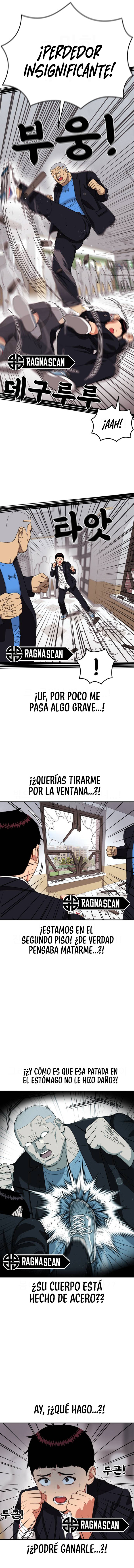 Tutorial de primer grado de como luchar. capítulo 76 página 4