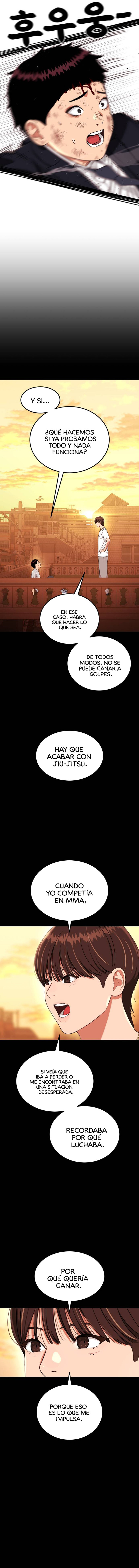 Tutorial de primer grado de como luchar. capítulo 77 página 18