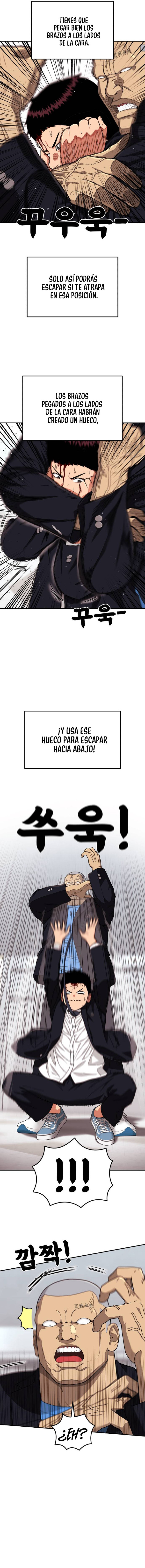 Tutorial de primer grado de como luchar. capítulo 77 página 5