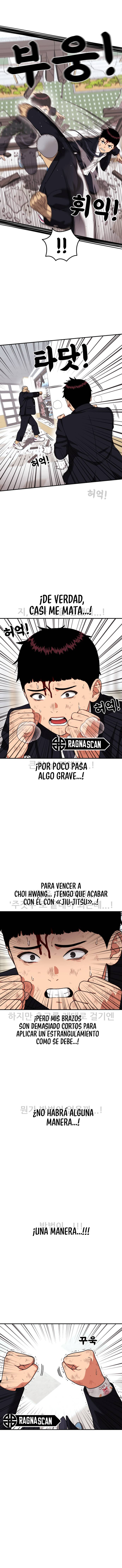 Tutorial de primer grado de como luchar. capítulo 78 página 3