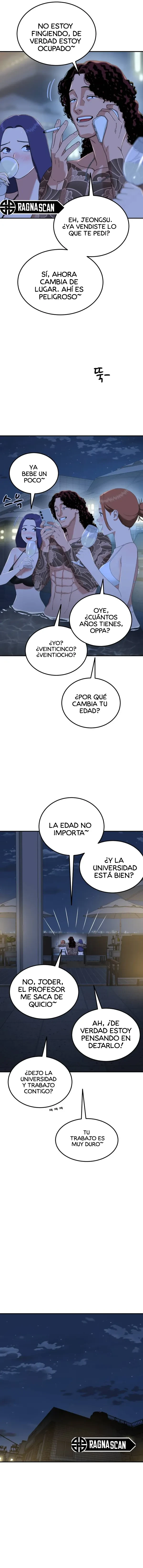 Tutorial de primer grado de como luchar. capítulo 84 página 5