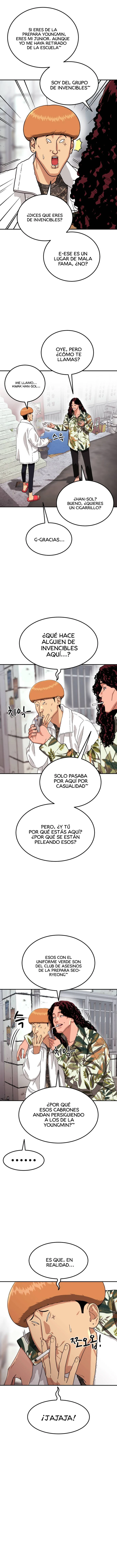 Tutorial de primer grado de como luchar. capítulo 87 página 6