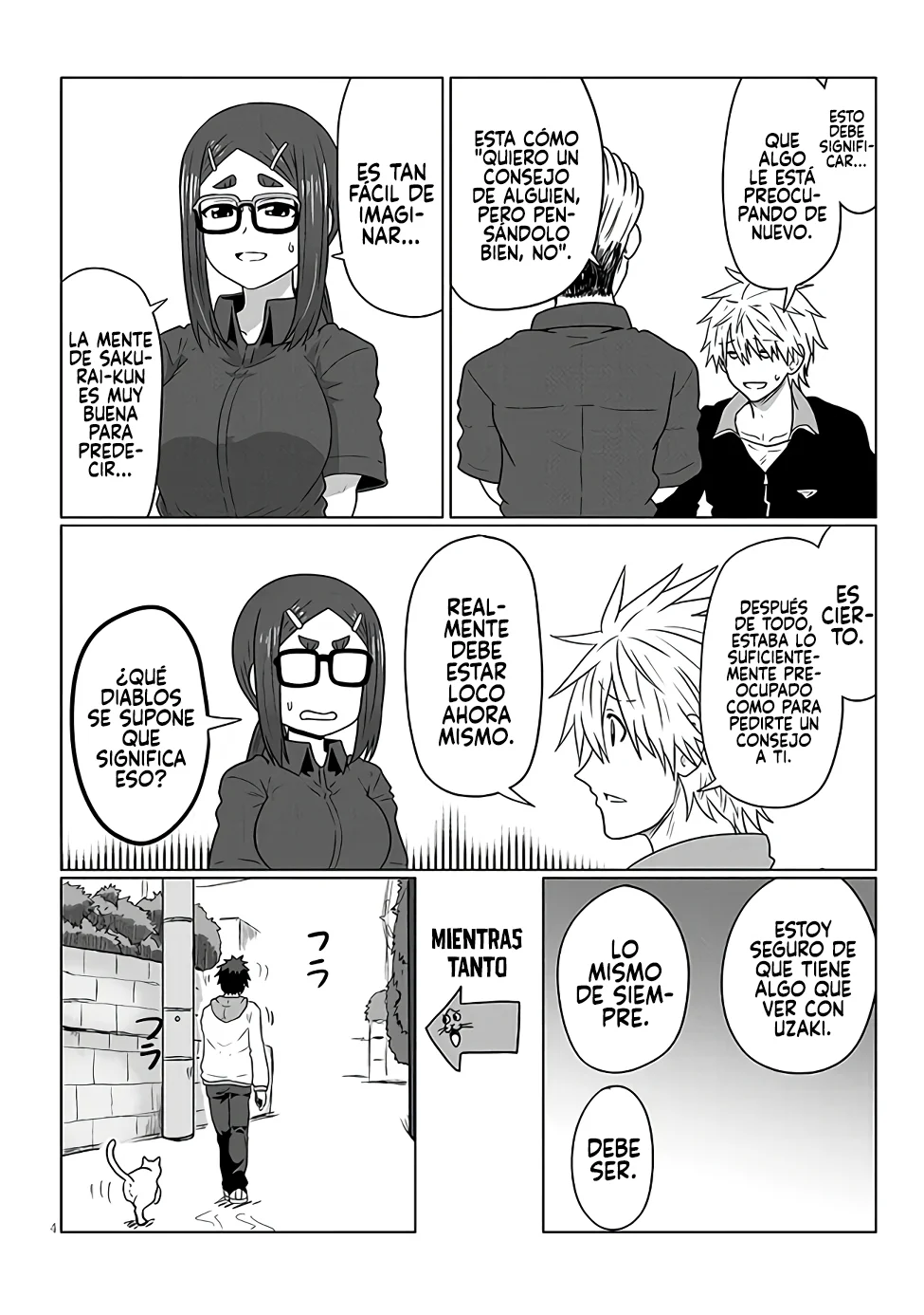 Uzaki-chan wa Asobitai! capítulo 102 página 6
