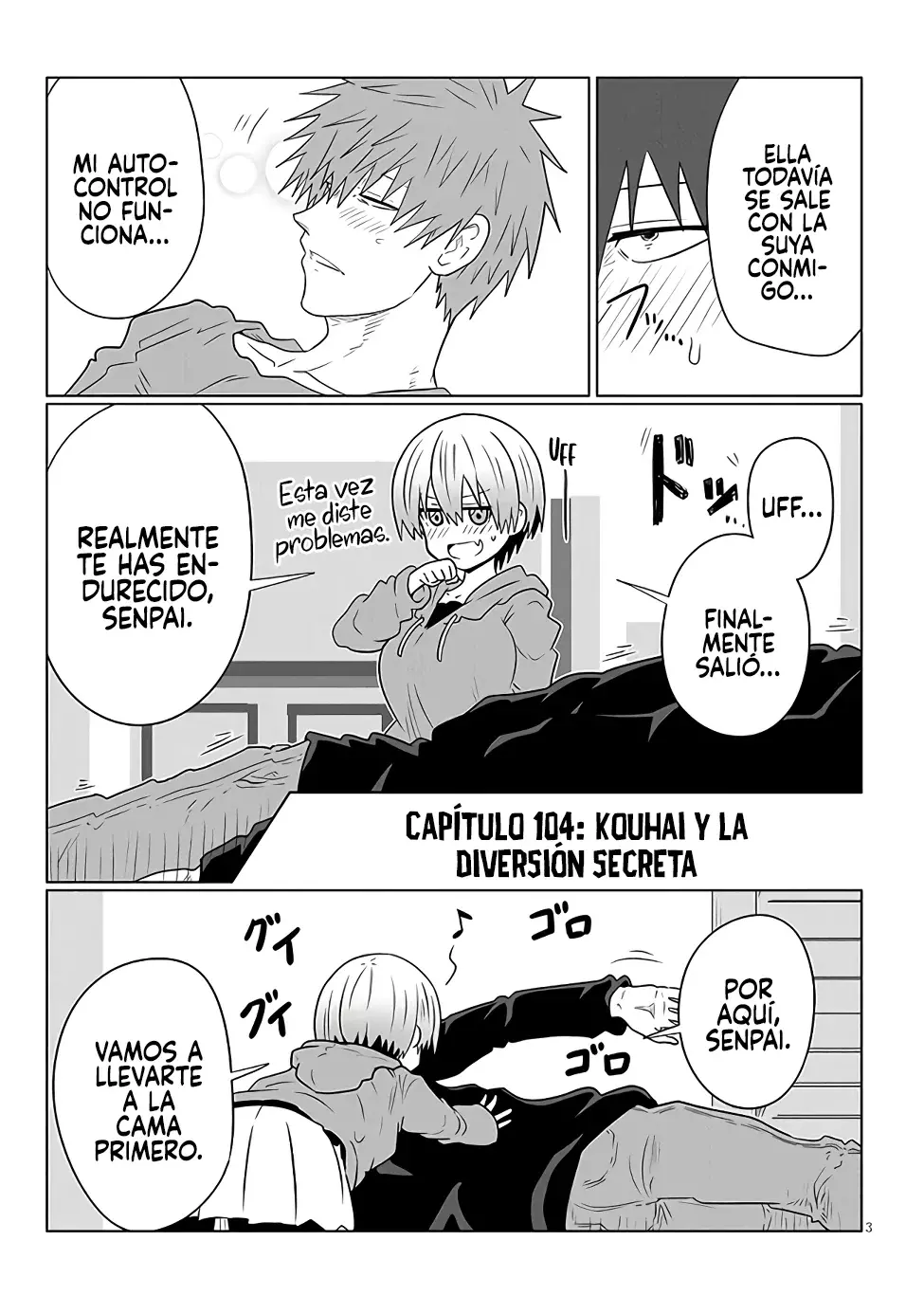 Uzaki-chan wa Asobitai! capítulo 104 página 5