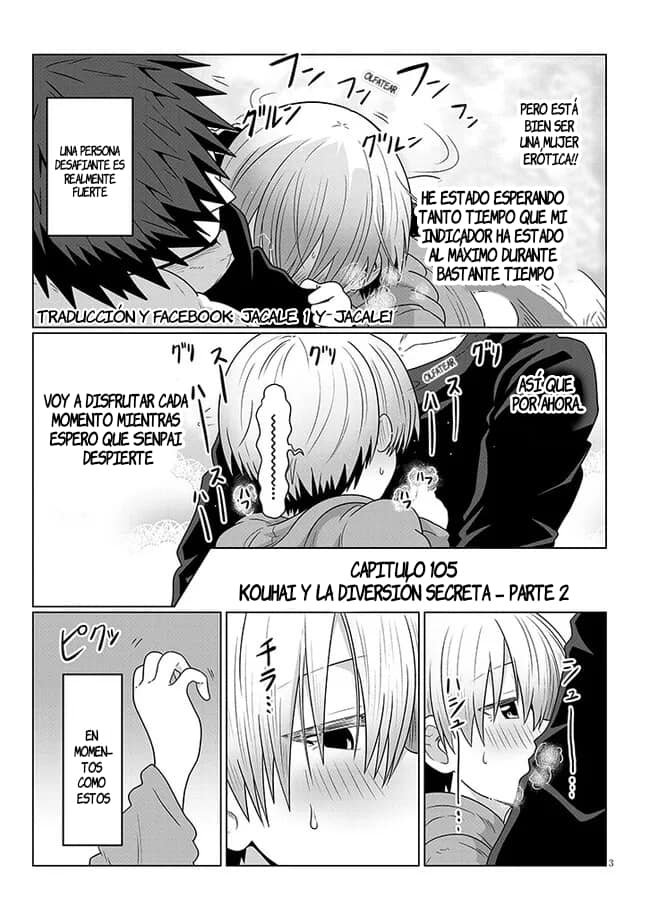 Uzaki-chan wa Asobitai! capítulo 105 página 3