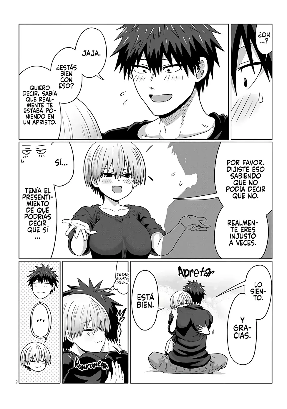 Uzaki-chan wa Asobitai! capítulo 106.2 página 4