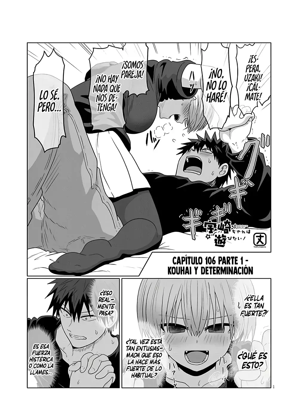 Uzaki-chan wa Asobitai! capítulo 106 página 3