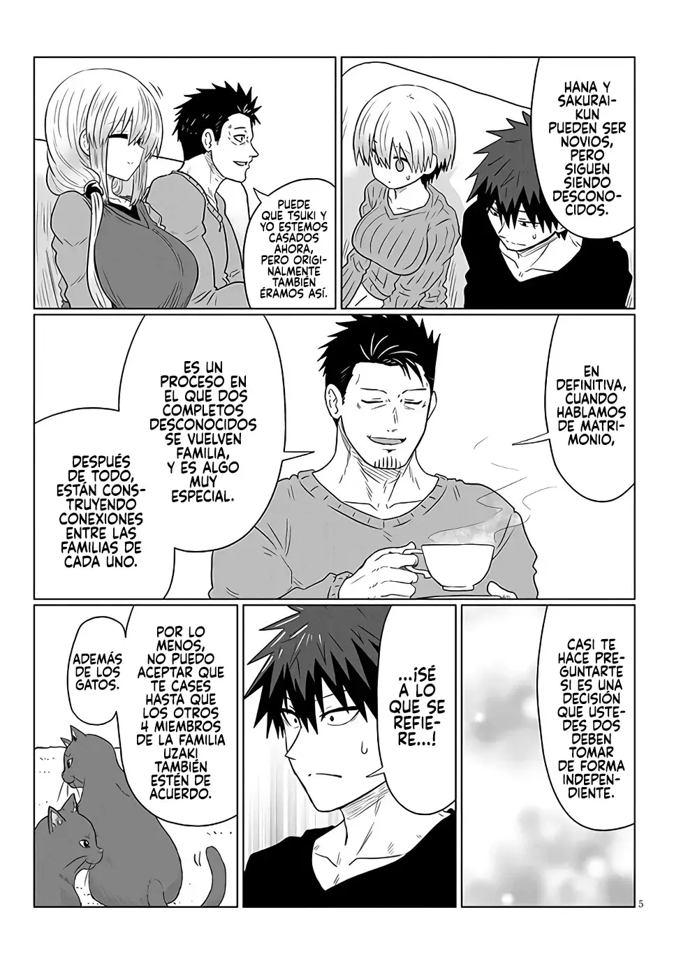 Uzaki-chan wa Asobitai! capítulo 109 página 7