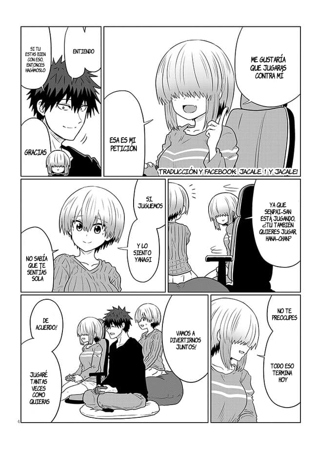 Uzaki-chan wa Asobitai! capítulo 110 página 4